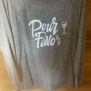 Sweatshirt material size medium